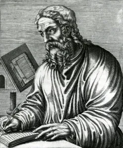 Flavus the Grammarian, 16th Century (engraving) Flavus the Grammarian, 16th Century (engraving)
