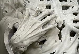 Flayed, or The Skeleton, detail (stone)