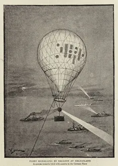 Fleet Signalling by Balloon at Heligoland (litho) Fleet Signalling by Balloon at Heligoland (litho)
