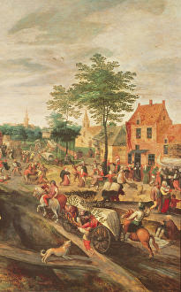 Flemish Kermesse (oil on panel) (detail of 242464) Flemish Kermesse (oil on panel) (detail of 242464)