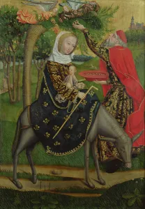 The Flight into Egypt, from the Dome Altar, 1499 (tempera on panel) The Flight into Egypt, from the Dome Altar, 1499 (tempera on panel)