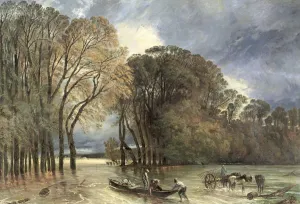 The Flood at Saint-Cloud, 1855 (oil on canvas) The Flood at Saint-Cloud, 1855 (oil on canvas)