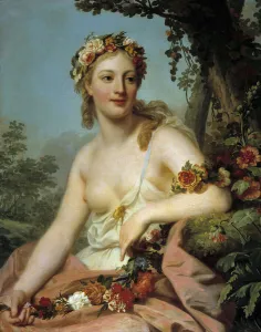 The Flora of the Opera Painting by Alexandre Roslin (1718-1793) 18th century Sun The Flora of the Opera Painting by Alexandre Roslin (1718-1793) 18th century Sun