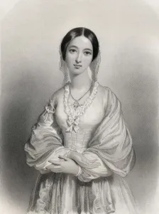 Crimean War Gallery: Florence Nightingale (1820-1910) illustration from World Noted Women by