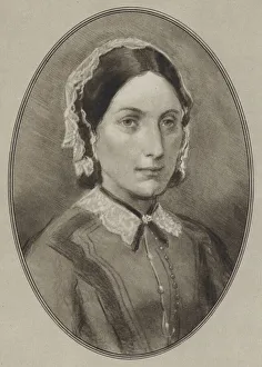 Crimean War Gallery: Florence Nightingale (litho)
