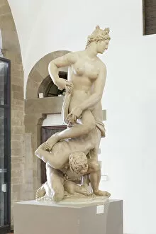 Brawling Gallery: Florence triumphant over Pisa, 1575-1580 (marble)