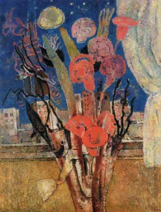Flowers Over the City; Bloemen over de stad, 1929-1930 (oil on canvas) Flowers Over the City; Bloemen over de stad, 1929-1930 (oil on canvas)