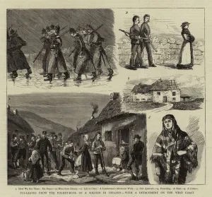 Fly-Leaves from the Pocket-Book of a Soldier in Ireland, with a Detachment on the West Coast (engraving) Fly-Leaves from the Pocket-Book of a Soldier in Ireland, with a Detachment on the West Coast (engraving)