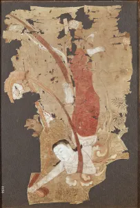 Flying genie or, Apsaras, from Dunhuang, Gansu Province, 9th-10th century (painting Flying genie or, Apsaras, from Dunhuang, Gansu Province, 9th-10th century (painting