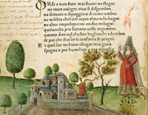Fol. 17v, 'Orso e non furo mai fiumi ne stagni', from 'Canzoniere e Trionfi' by Petrarch, c.1470 Fol. 17v, 'Orso e non furo mai fiumi ne stagni', from 'Canzoniere e Trionfi' by Petrarch, c.1470