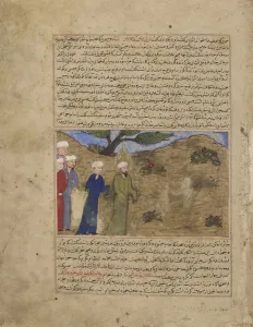 Folio from a Majma al-tawarikh (Compendium of History) by Hafiz-i Abru; recto Folio from a Majma al-tawarikh (Compendium of History) by Hafiz-i Abru; recto