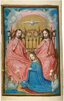 Folio from a miniature Book of Hours, use of Rome, Bruges Folio from a miniature Book of Hours, use of Rome, Bruges