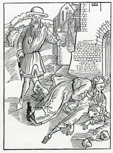 Of folys that can nat beware by the mysfortune and examples of others damage, illustration Of folys that can nat beware by the mysfortune and examples of others damage, illustration