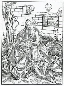 Of folys that can nat kepe secrete theyr owne counsell, illustration from Alexander Of folys that can nat kepe secrete theyr owne counsell, illustration from Alexander