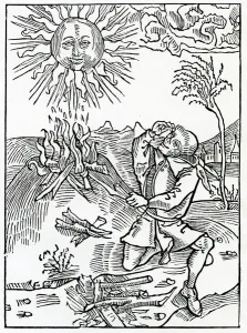 Of them that folysshly speke agaynst the workes of God, illustration from Alexander Of them that folysshly speke agaynst the workes of God, illustration from Alexander
