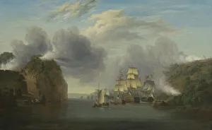 Forcing the Hudson River Passage, 1835 (oil on canvas) Forcing the Hudson River Passage, 1835 (oil on canvas)