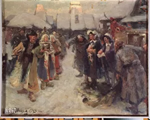 Alexandra Alexandrovna Exter Gallery: The Foreigners In Moscovy, 1903 (oil on canvas)