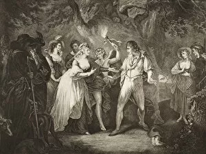 Audrey Gallery: The Forest, Act V, Scene IV, from As You Like It, from The Boydell Shakespeare Gallery