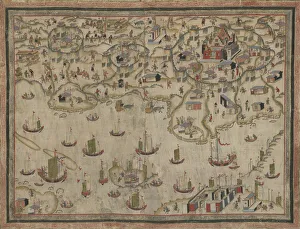 Forts Zeelandia and Provintia and the City of Tainan, wall hanging Forts Zeelandia and Provintia and the City of Tainan, wall hanging