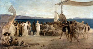 Foundation of Marseille in 600 BC - Les Noces de Protis et Gyptis (oil on canvas) Foundation of Marseille in 600 BC - Les Noces de Protis et Gyptis (oil on canvas)