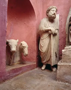 Fragments of sculptures from the Nativity (marble) Fragments of sculptures from the Nativity (marble)