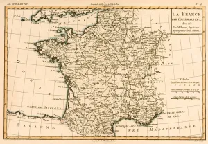 France by Regions, from Atlas de Toutes les Parties Connues du Globe Terrestre' France by Regions, from Atlas de Toutes les Parties Connues du Globe Terrestre'
