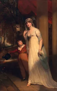 Frances Borlase, later Frances Grenfell, and Pascoe George Norman Grenfell, c Frances Borlase, later Frances Grenfell, and Pascoe George Norman Grenfell, c