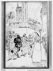 Francis I and Charles V at the Abbey Church of Saint-Denis, c Francis I and Charles V at the Abbey Church of Saint-Denis, c