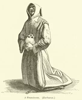 A Franciscan, Zurbaran (engraving)