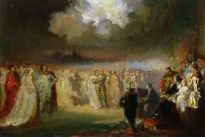 Frederic Chopin (1810-49) in concert at the Hotel Lambert, Paris, 1840 (oil on canvas) Frederic Chopin (1810-49) in concert at the Hotel Lambert, Paris, 1840 (oil on canvas)