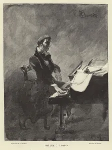 Frederic Chopin, Polish pianist and composer (engraving) Frederic Chopin, Polish pianist and composer (engraving)