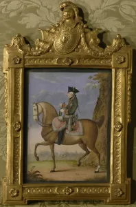 Frederick II on horseback (etching) Frederick II on horseback (etching)
