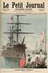 The French Flotilla in Portsmouth, from Le Petit Journal, 29th August 1891 The French Flotilla in Portsmouth, from Le Petit Journal, 29th August 1891