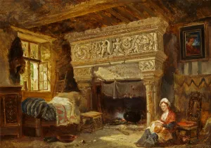 Rundown Gallery: French Interior, 1840 (oil on panel)