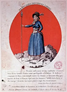 French men became free in 1789 - engraving, Carnavalet French men became free in 1789 - engraving, Carnavalet