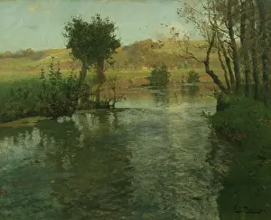 Frits Thaulows French River Landscape Print, 1895