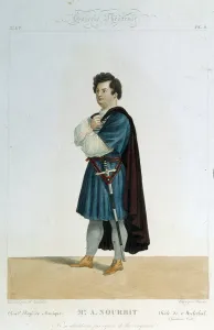 French tenor Adolphe Nourrit (1802-1839) in the role of Melechtal in the opera " French tenor Adolphe Nourrit (1802-1839) in the role of Melechtal in the opera "
