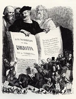 Frontispice of the edition of 1854 - In the company of ancient and modern writers Frontispice of the edition of 1854 - In the company of ancient and modern writers