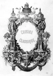 Frontispiece from Cuisine Classique by Urbain Dubois and Emile Bernard Frontispiece from Cuisine Classique by Urbain Dubois and Emile Bernard