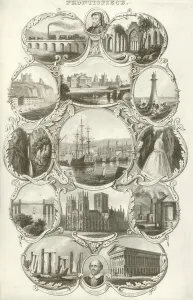 Frontispiece for England and Wales Delineated (engraving) Frontispiece for England and Wales Delineated (engraving)