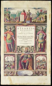 Frontispiece of the Fifth Volume of Jansson's Atlas Novus Frontispiece of the Fifth Volume of Jansson's Atlas Novus
