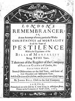 Frontispiece to London's Remembrancer by John Bell Frontispiece to London's Remembrancer by John Bell
