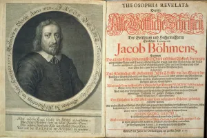 Frontispiece to Theosophia Revelata by Jacob Boehme, 1715 (print & engraving) Frontispiece to Theosophia Revelata by Jacob Boehme, 1715 (print & engraving)