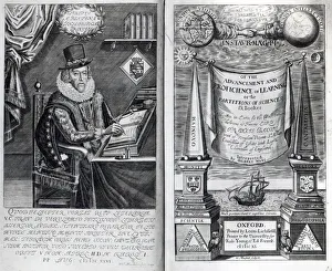 Frontispiece and Titlepage from Instauratio Magna by Francis Bacon Frontispiece and Titlepage from Instauratio Magna by Francis Bacon