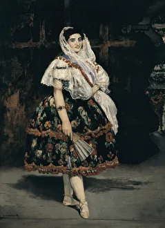 Full-length portrait of Lola de Valencia - oil on canvas, 1862 Full-length portrait of Lola de Valencia - oil on canvas, 1862