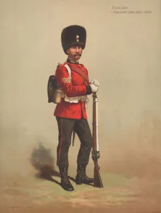 Fusiliers, Sergeant, Marching Order (chromolitho) Fusiliers, Sergeant, Marching Order (chromolitho)