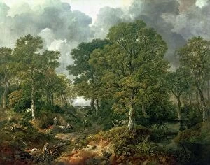 Sudbury Gallery: Gainsboroughs Forest ( Cornard Wood ), c.1748 (oil on canvas)