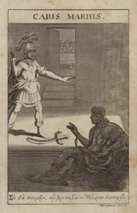 Gaius Marius, Roman general and statesman (engraving) Gaius Marius, Roman general and statesman (engraving)