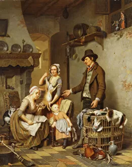 The Game Seller, 1841 (on panel)