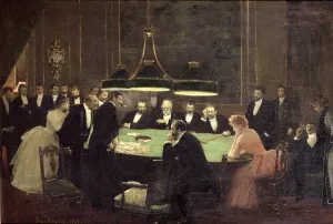 The Gaming Room at the Casino, 1889 (oil on canvas) The Gaming Room at the Casino, 1889 (oil on canvas)
